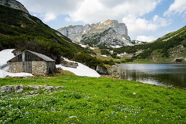 Hütte beim Zireiner See