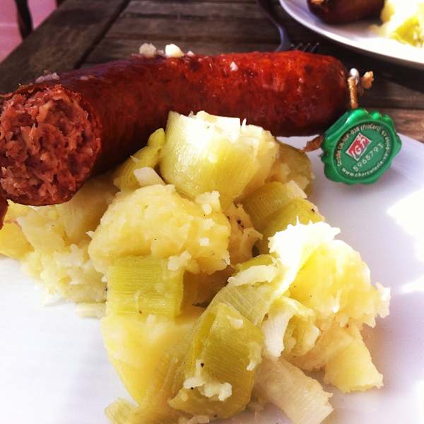 Eintopfgericht Papet vaudois mit Saucisse aux choux