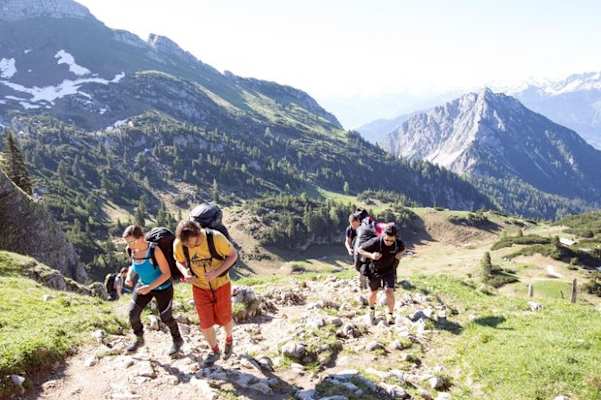 Hike&Fly am Achensee: Zustieg zum Startplatz