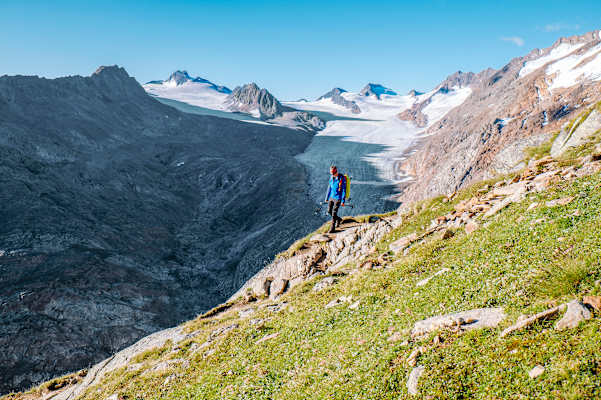 Die Kreuzspitze ist im Ventertal