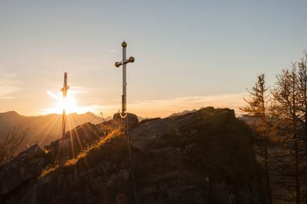 Auf dem Gipfel des Kranzhorns