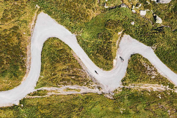 Serpentinen von oben