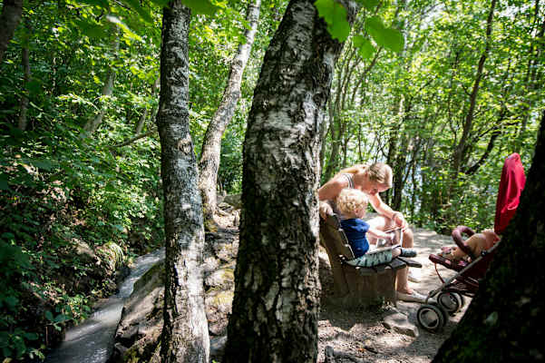 Familienfreundlich und am Wasser: Der Waalweg in Partschins