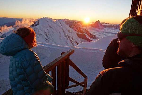 Sonnenuntergang auf der Signalkuppe