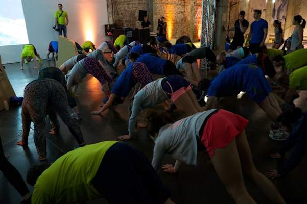 Kollektives Training in den Studio Spaces