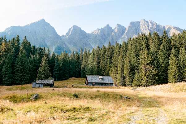 Sanfte Wiesen mit traumhaften Panorama
