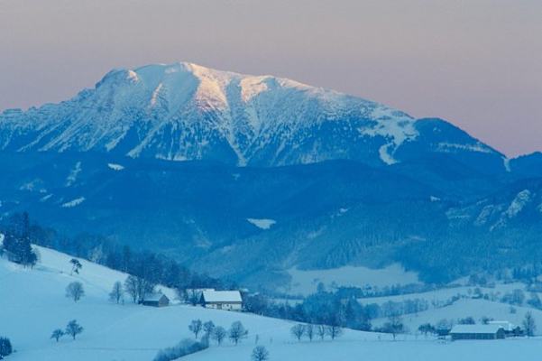 Ötscher im Sonnenuntergang