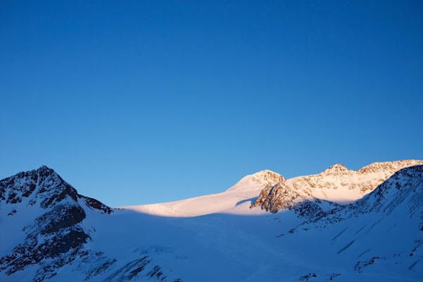 Ein letzter Blick zurück: Gute Nacht, Similaun!