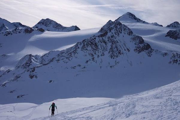 Schaut uns zu: Similaun und Marzellkamm