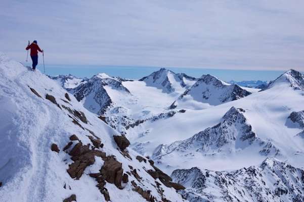 Ausgesetzt: Gipfelgrat Fineilspitze