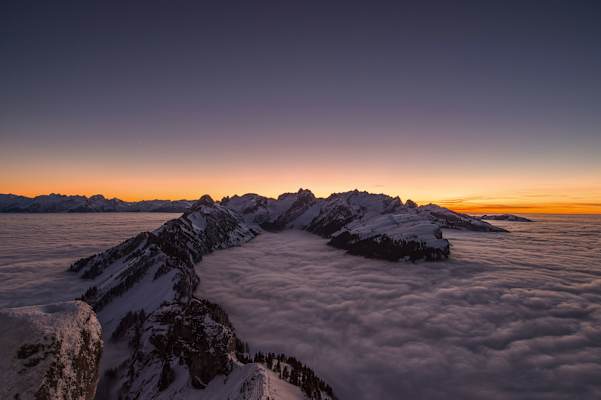 Winter in der Schweiz