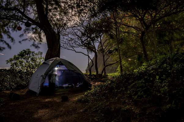 Zeltplatz Waimanu Valley