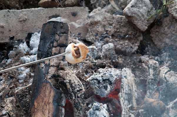 Marshmallows Lagerfeuer