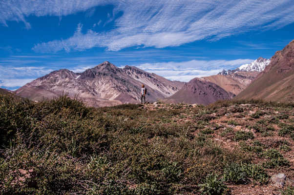 Philipp im Cerro Aconcagua, Argentinien