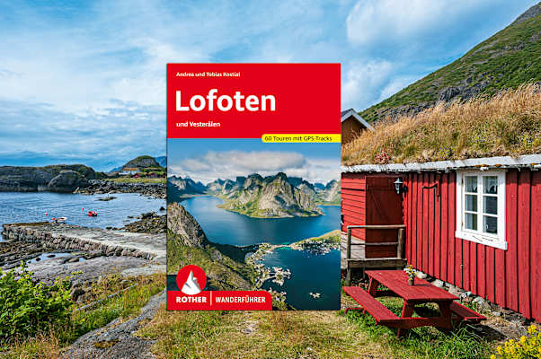 Cover Rother Wanderführer Lofoten und Vesterålen.