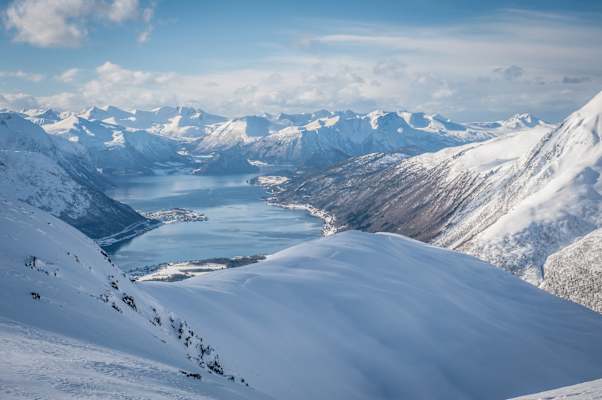 Skitouren im Romsdalen, Norwegen