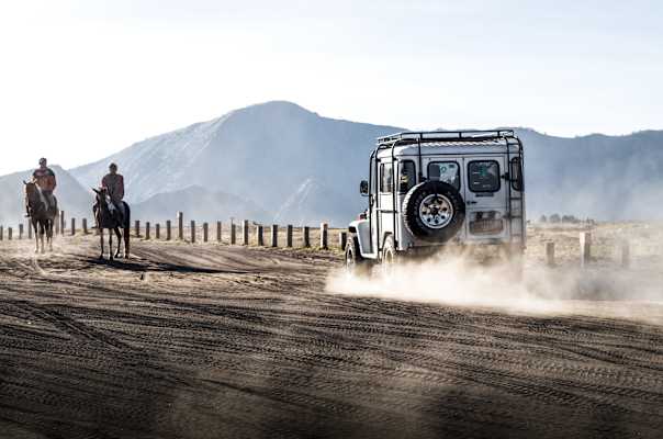 Fortbewegungsmittel am Mt. Bromo