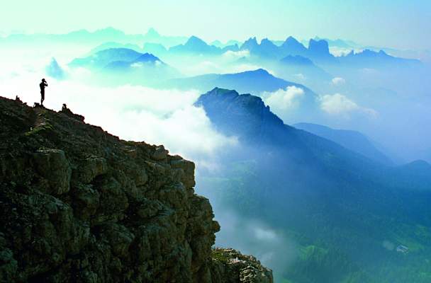 Blick in die Dolomiten