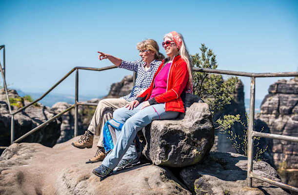 Das Elbesandsteingebirge ist eine wunderbares Wandergebiet.