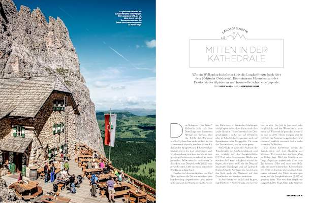 Bergwelten Magazin: Langkofelhütte