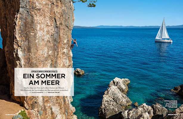 Bergwelten Magazin: Ein Sommer am Meer – Klettern und Segeln in Kroatien