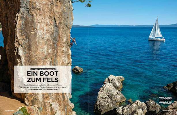 Bergwelten Magazin: Segeln und Klettern in Kroatien