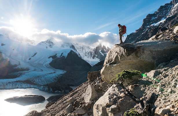 Philipp im Torres del Paine National Park, Chile (Patagonien)