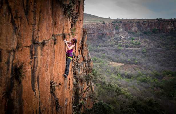 Klettern in Südafrika