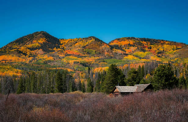 Im Steamboat Lake State Park in Colorado (USA)