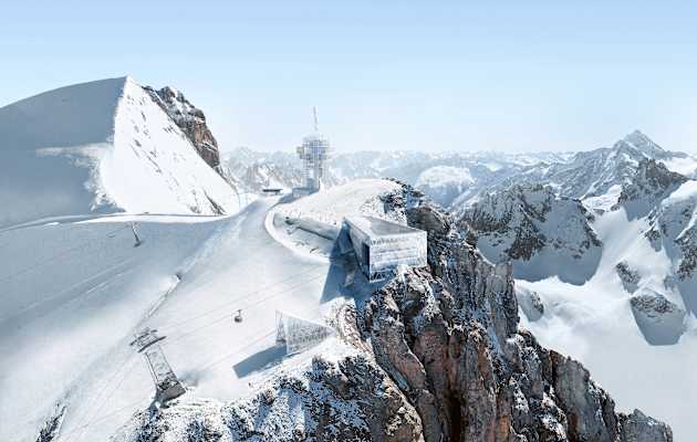 Visualisierung der neuen Titlis-Bergstation, die 2029 eröffnen soll