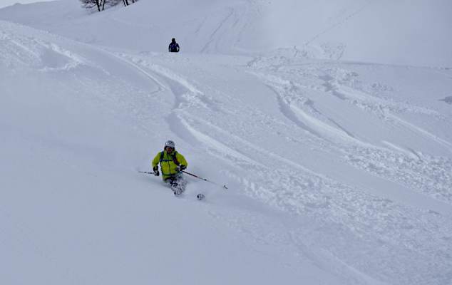 Powdern in Courmayeur