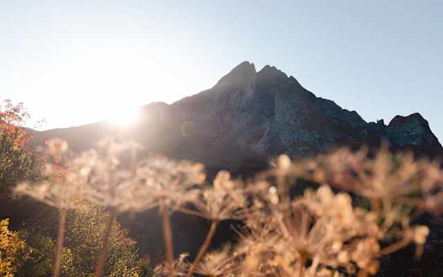 Traumhaftes Herbstlicht auf der Käseralpe im Oytal