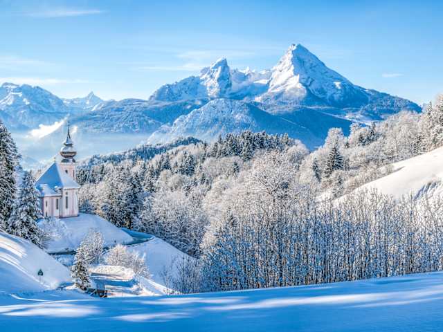 Wandern im Winter Bayern