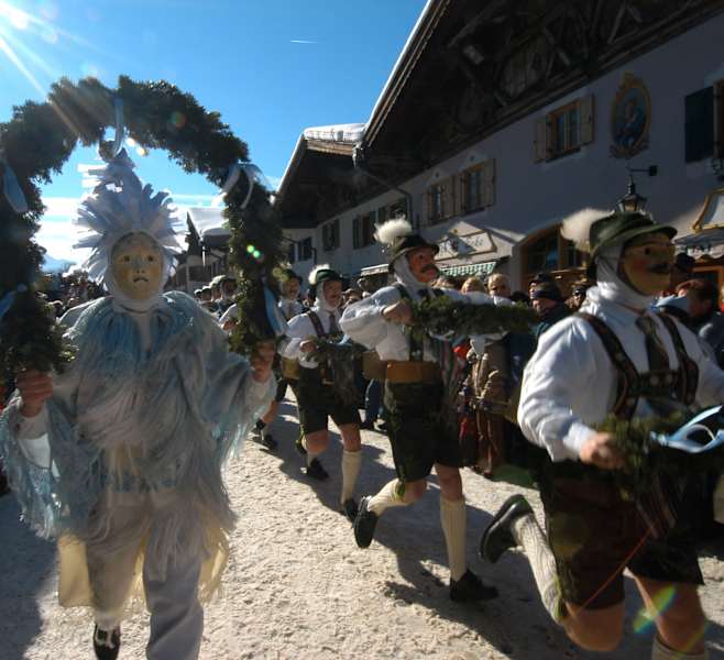 Unsinniger Donnerstag in Mittenwald