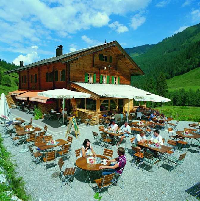 Außenansicht Gamskogelhütte 