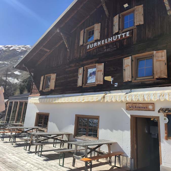 Die Furkelhütte oberhalb von Trafoi