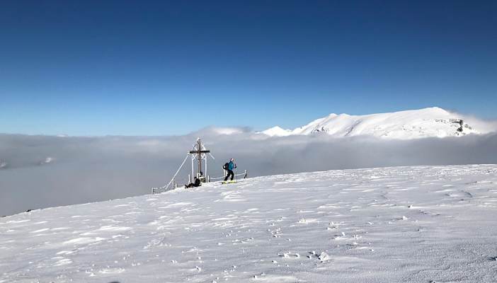 Am Gipfel angekommen