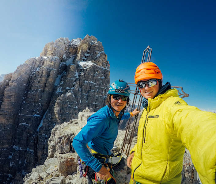 1. Drei Zinnen Traverse Winterbegehung