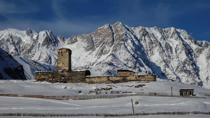 Reise Georgien Winter Freeriden Swanetien