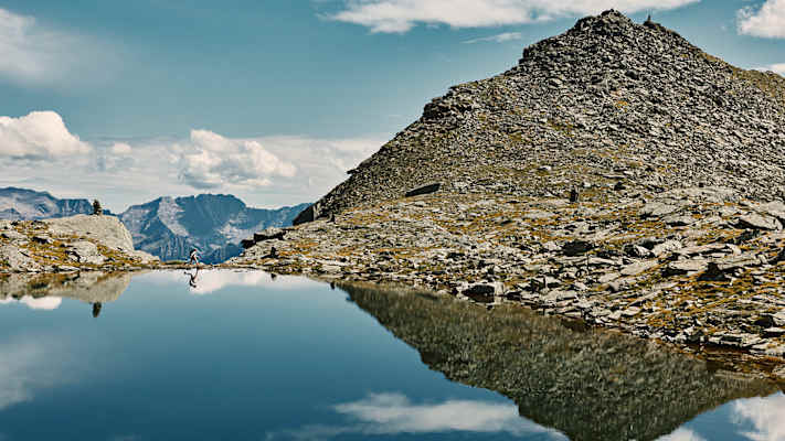 Kristallklare Bergseen.