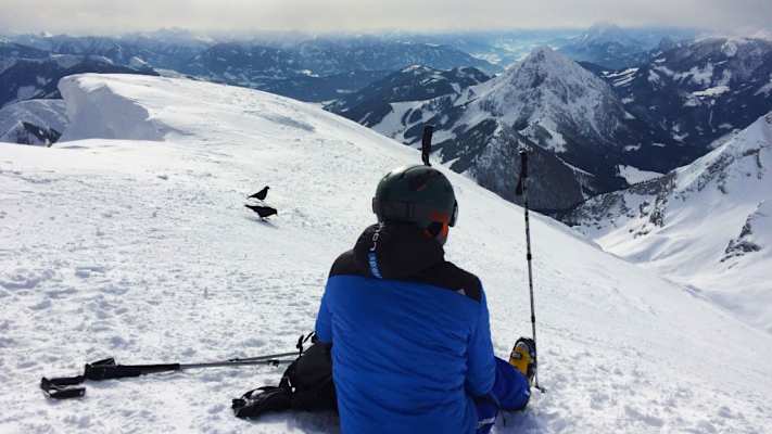 Gesäuse-Berge: Skitour auf den Scheiblingstein in den Haller Mauer