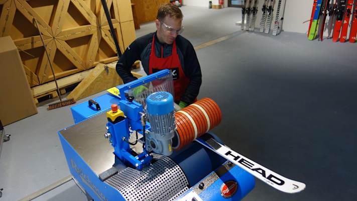 Skiservice: Vorschliff