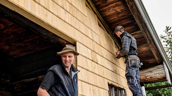 Schindel, Hütte, Arbeit