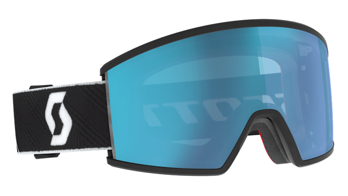 Scott Ambit Skibrille mit vergrößertem Sichtfeld und kontrastverstärkender Amplifier-Technologie – entwickelt für optimale Sicht auf der Piste.