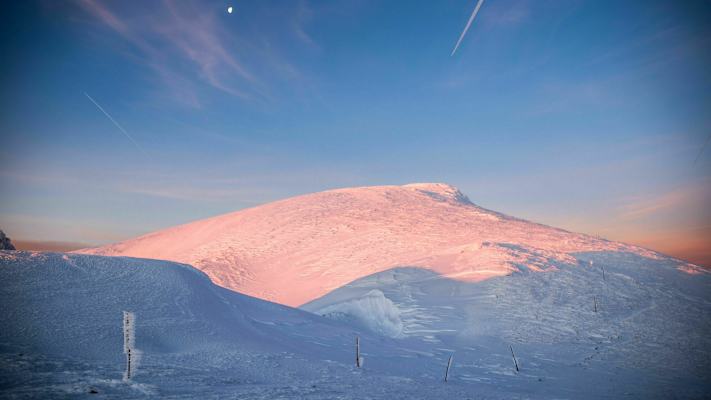 Morgenstimmung am Hochschwab im Winter