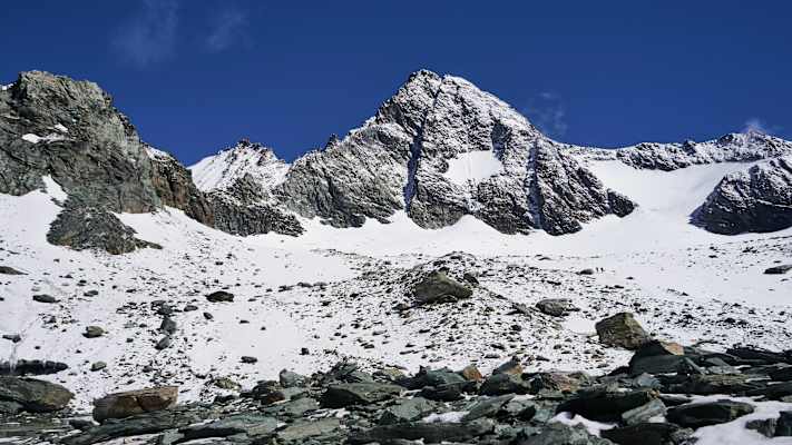 Der Gipfel unserer Wahl rückt langsam näher; der Großglockner