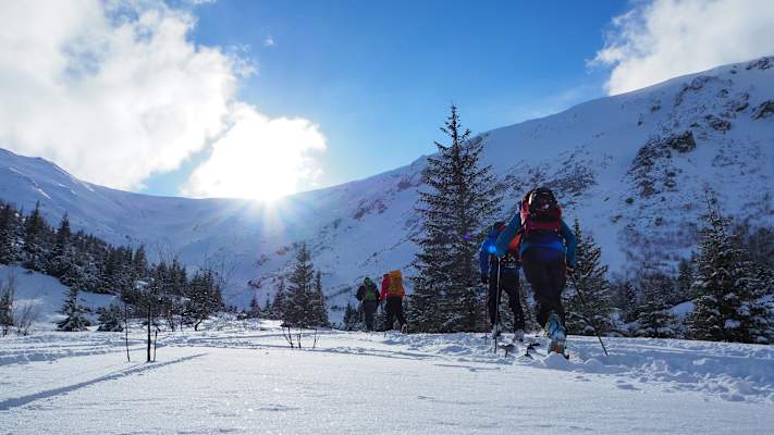 Skitourengehen in der polnischen Tatra