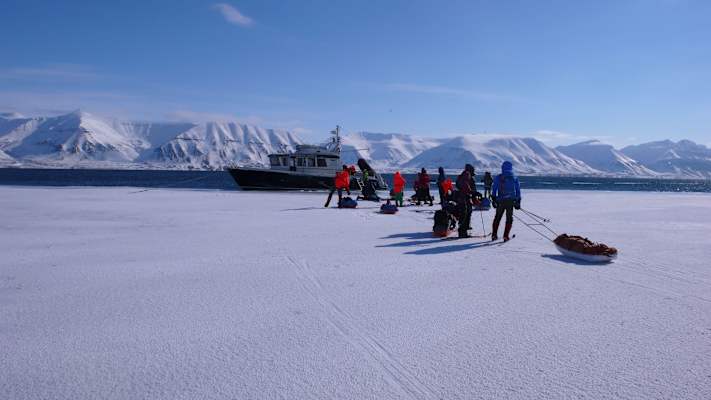 Unterwegs auf Spitzbergen