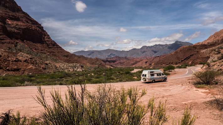 On the road in Cafayate, Argentinien