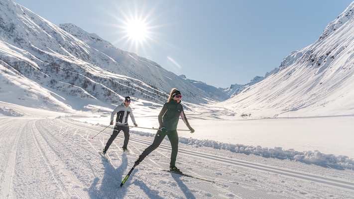 Wohltuende Bewegung an der frischen Luft – das ist Langlaufen.